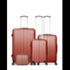 Bluestar - set de 4 valises napoli-c 75 cm 4 roues