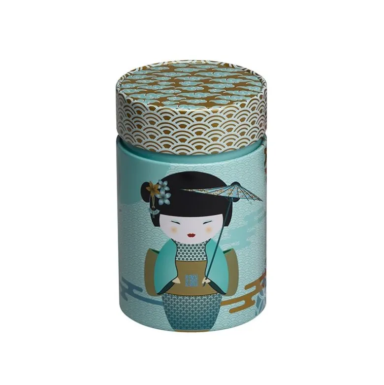 Boite à thé new little geisha pétrol150g