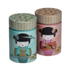 Boite à thé new little geisha pétrol150g