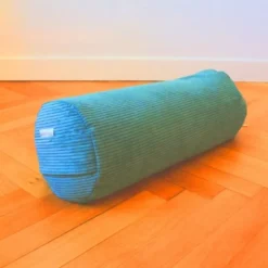 Bolster - coussin de yoga bleu vert