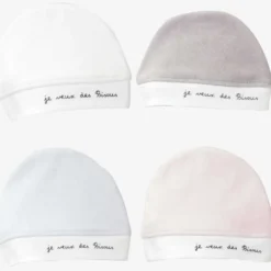 Bonnet de naissance #b0cce6 0 mois