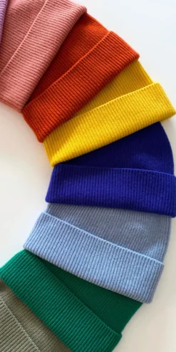 Bonnet mérinos et cachemire Kaki