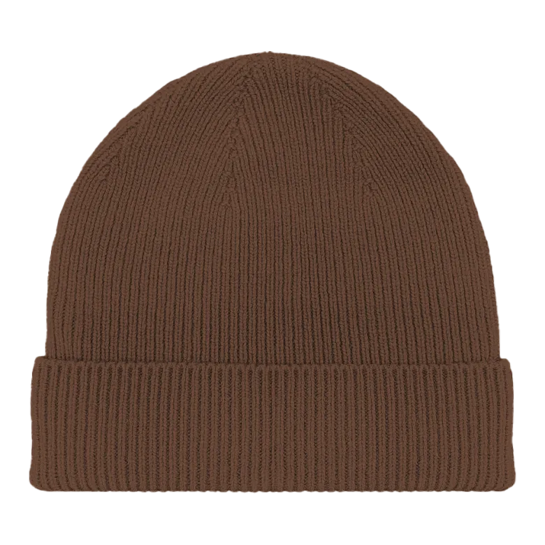 Bonnet mérinos et cachemire Marron