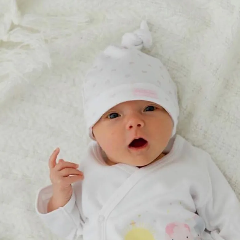 Bonnet naissance coton bio gots - m