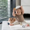 Bonnet willow warm linen (0-3 mois)