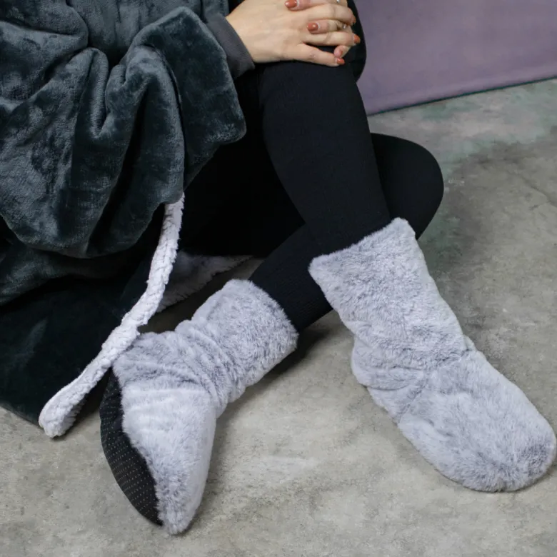 Boots, chaussons chauffants Anthracite