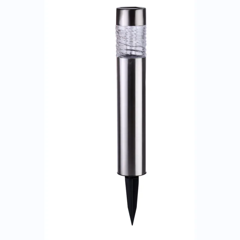 Borne solaire en inox verre