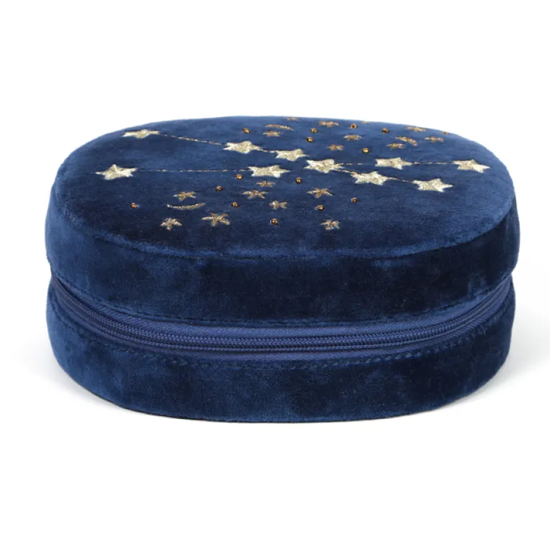 Boîte à bijoux de voyage étoiles