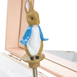 Boîte à bijoux musicale fraises pierre lapin