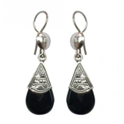 Boucles d'oreille argent ethnique