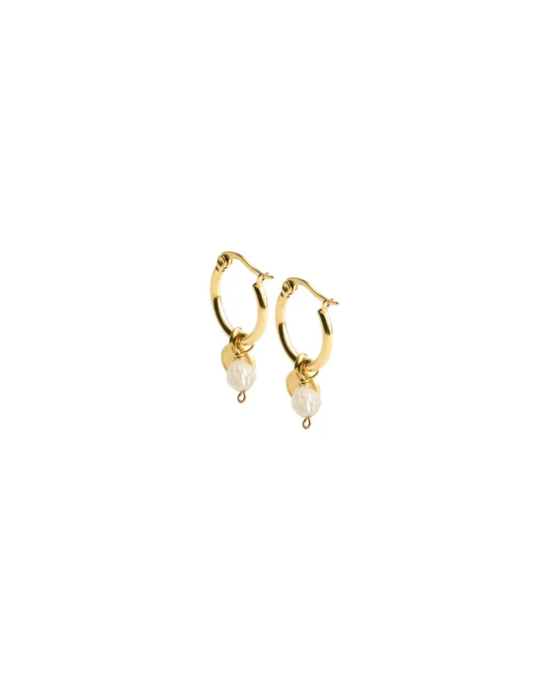 Boucles d'oreilles afti citrine Jaune