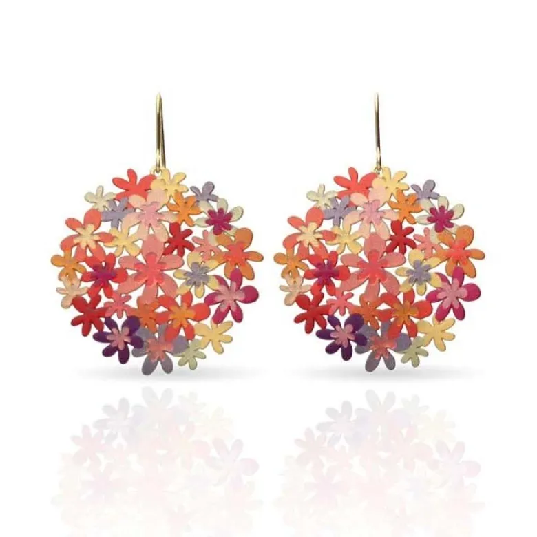 Boucles d'oreilles Bouquet de fleurs