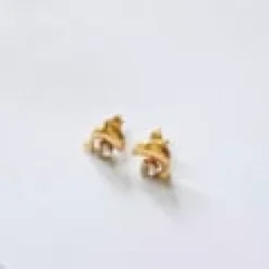 Boucles d'oreilles dauphin or