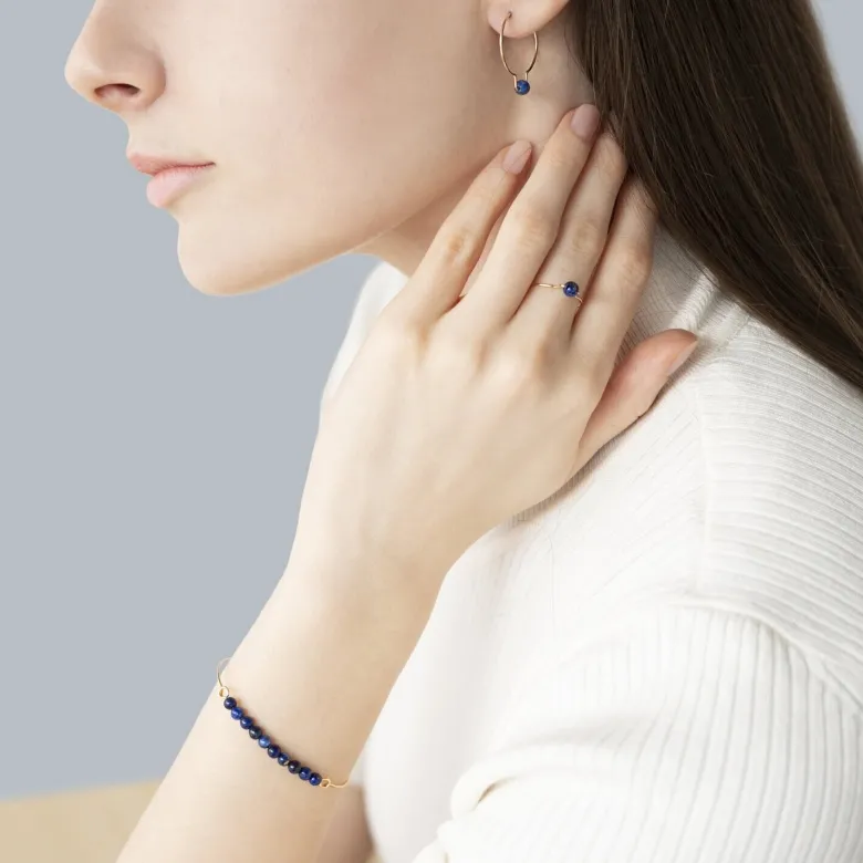 Boucles d'oreilles lapis lazuli