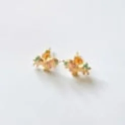 Boucles d'oreilles licorne or