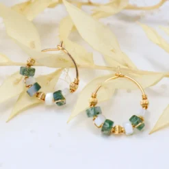 Boucles d'oreilles - olympe - or