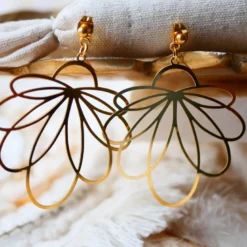 Boucles d'oreilles saundarya - légèreté et élégance