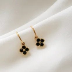 Boucles d'oreilles trèfle