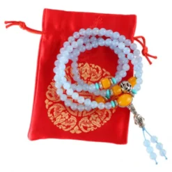 Bracelet-collier mala - agate