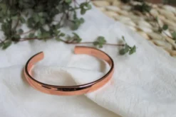 Bracelet cuivre forme jonc arrondi