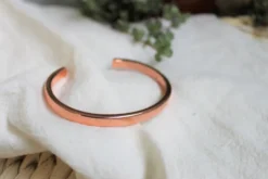 Bracelet cuivre forme jonc arrondi