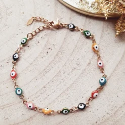 Bracelet de protection œil multicolore