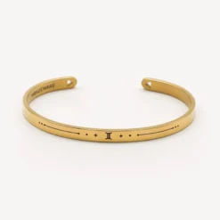 Bracelet femme gémeaux jonc zodiaque