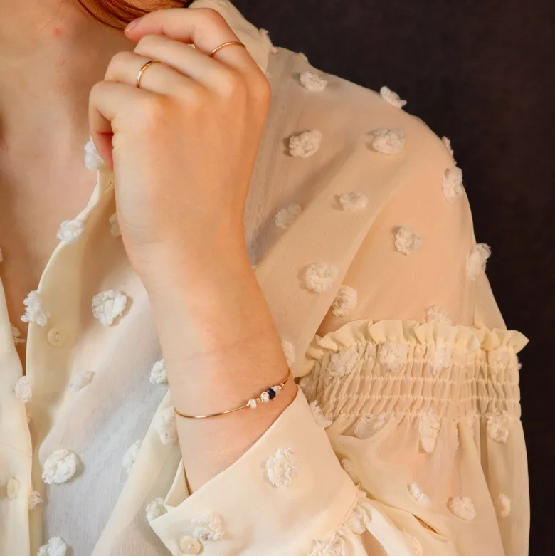 Bracelet jonc - adriane - or