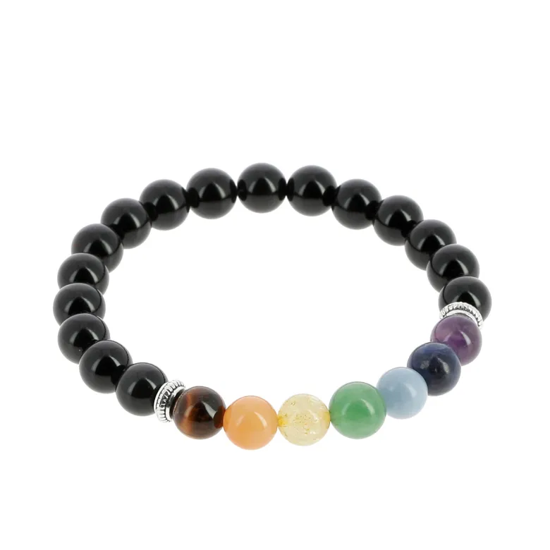 Bracelet Obsidienne 7 chakras