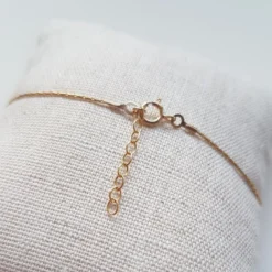 Bracelet or gold filled et lapis lazuli