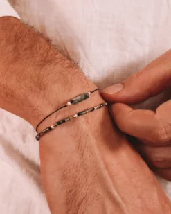 Bracelet - oudis vert - or