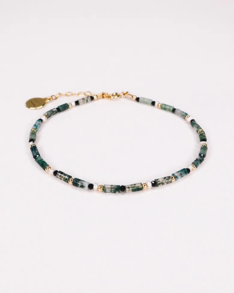 Bracelet - oudis vert - or