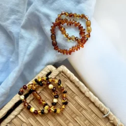 Bracelet pour bébé en ambre