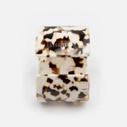 Bracelet stellar en acétate de cellulose Latte