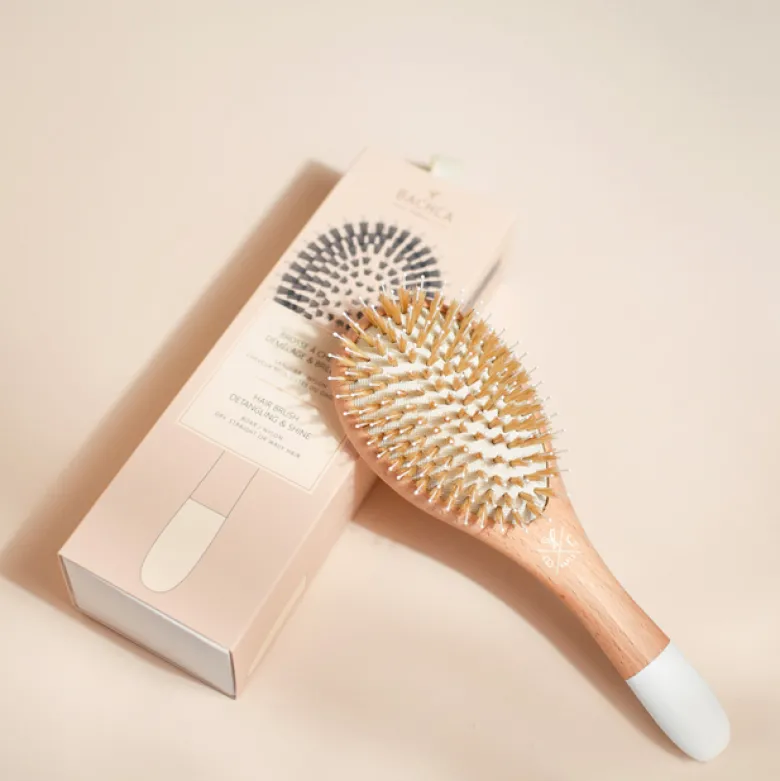 Brosse à cheveux démêlage et brillance Bachca