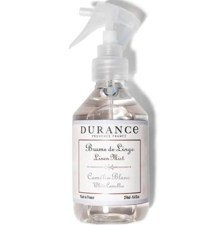 Brume de linge camélia blanc