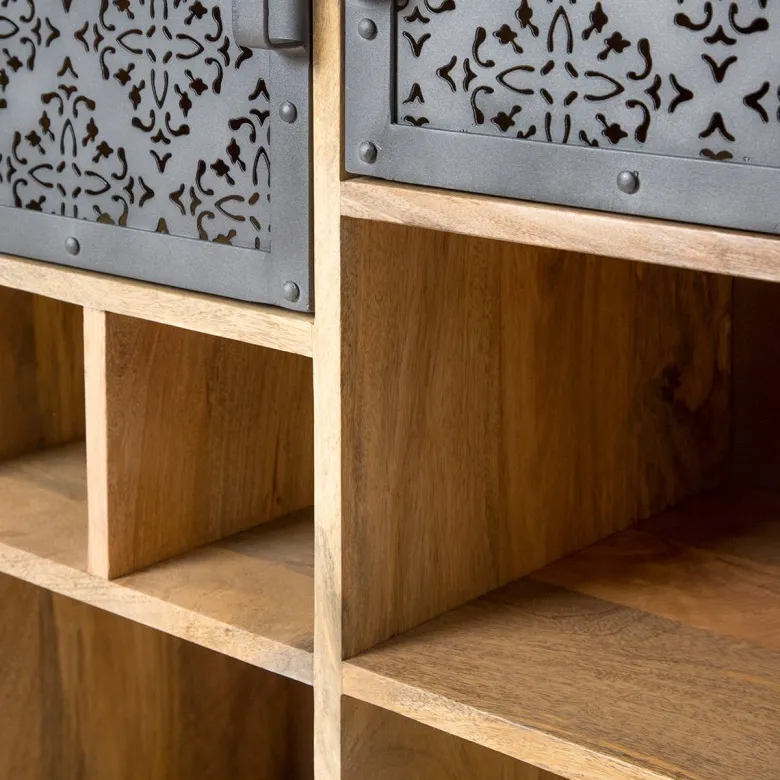 Buffet haut en bois de manguier sahara