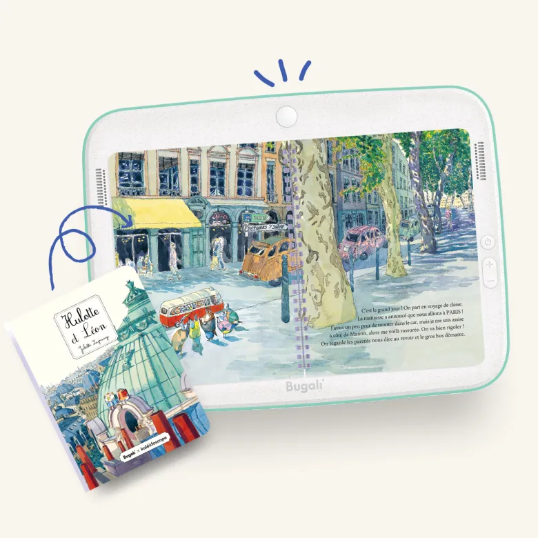 Bugali - tablette de lecture sans écran - pack 5+