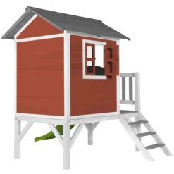 Cabane rouge sur pilotis lodge xl - sun