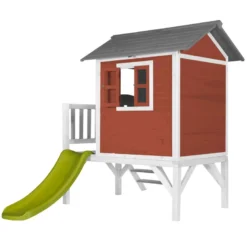 Cabane rouge sur pilotis lodge xl - sun