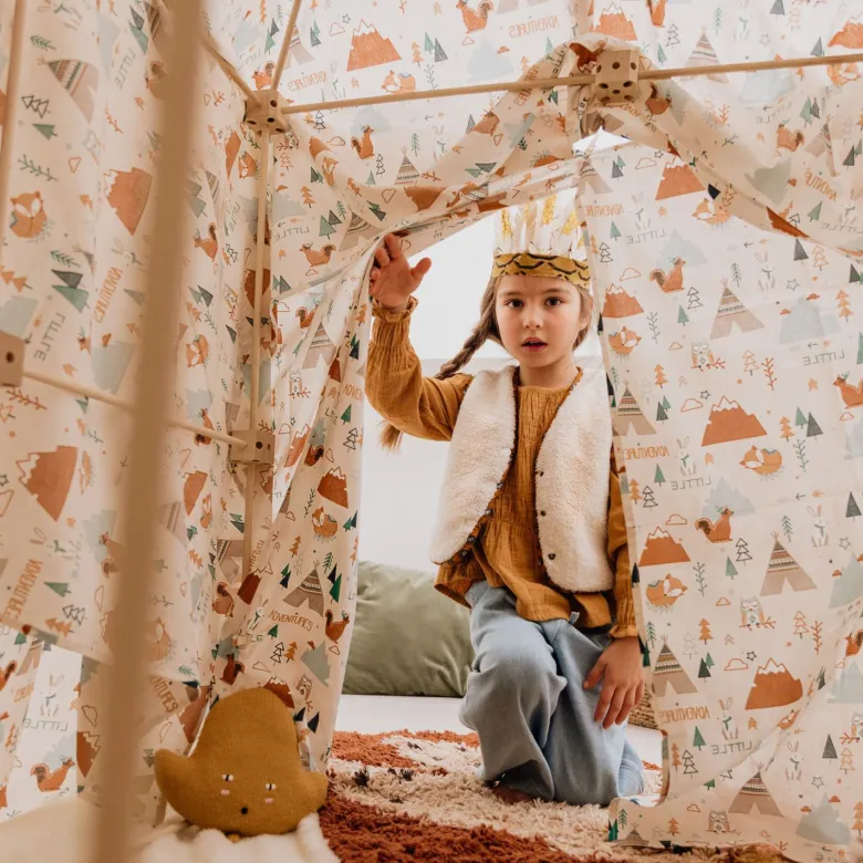 Cabanes à construire 111 pcs motif tipi