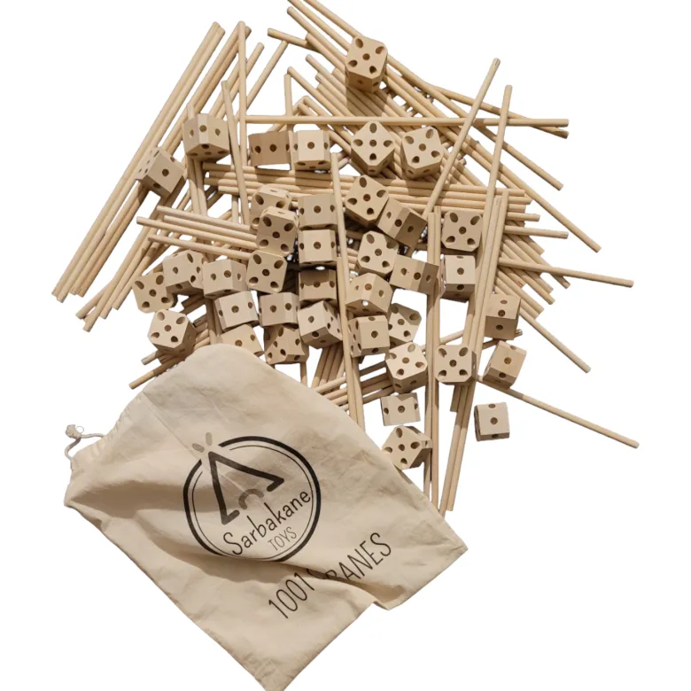 Cabanes à construire 111 pcs motif tipi