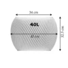 Cache-pot design spirilus or