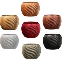 Cache-pot design spirilus or