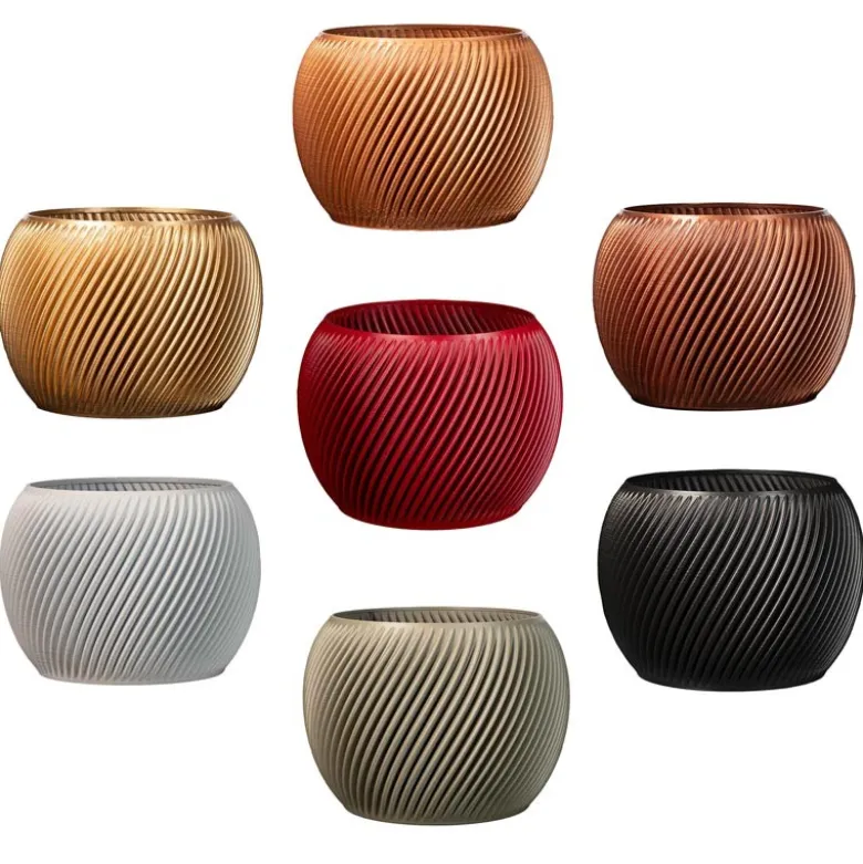 Cache-pot design spirilus or