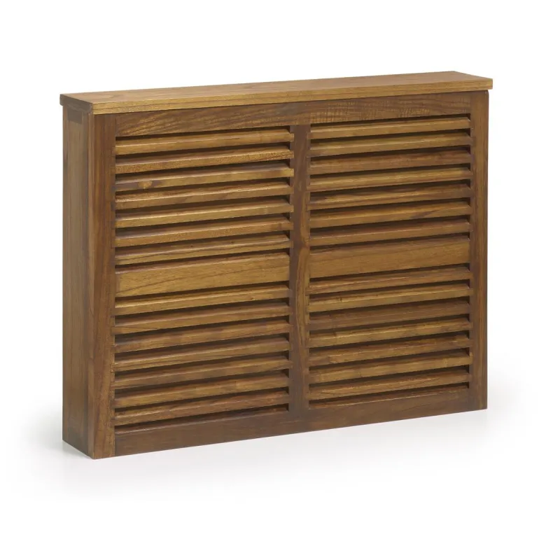 Cache-radiateur bois marron - onéline
