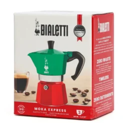 Cafetière italienne Moka Express en aluminium et bakélite 3 tasses Bialetti