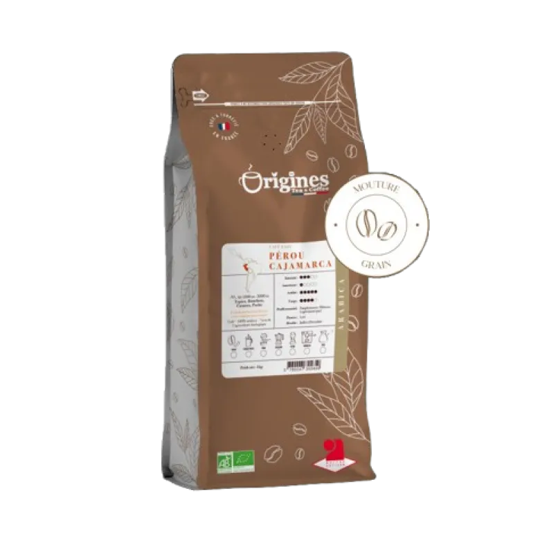 Café rare bio - pérou cajamarca - grain 1kg