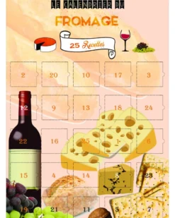 Calendrier avent fromage 25 recettes