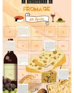 Calendrier avent fromage 25 recettes